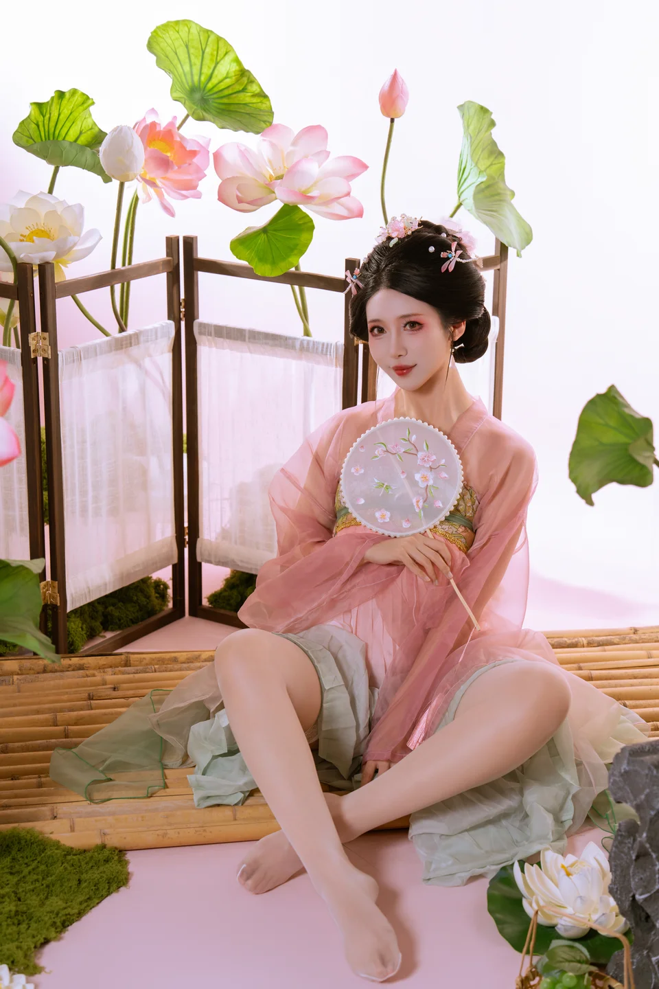 云溪溪&奶桃桃 - 采莲 [90P-2GB] tg@simisebaisi 【丝足阁】003.webp